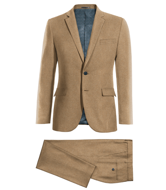 Traje de novio Camel